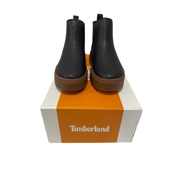 Timberland Laurel Court Mid Pull-On Women's Black Full Grain Sneaker - Size: 7.5 - Picture 2 of 9